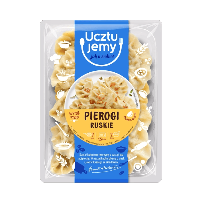 UCZTUJEMY PIEROGI RUSKIE 400G