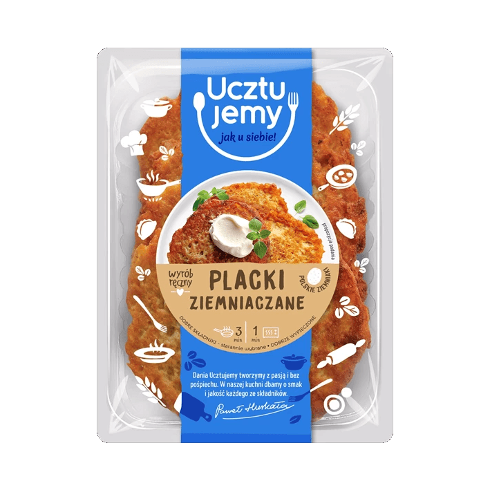 UCZTUJEMY PLACKI ZIEMNIACZANE 400G