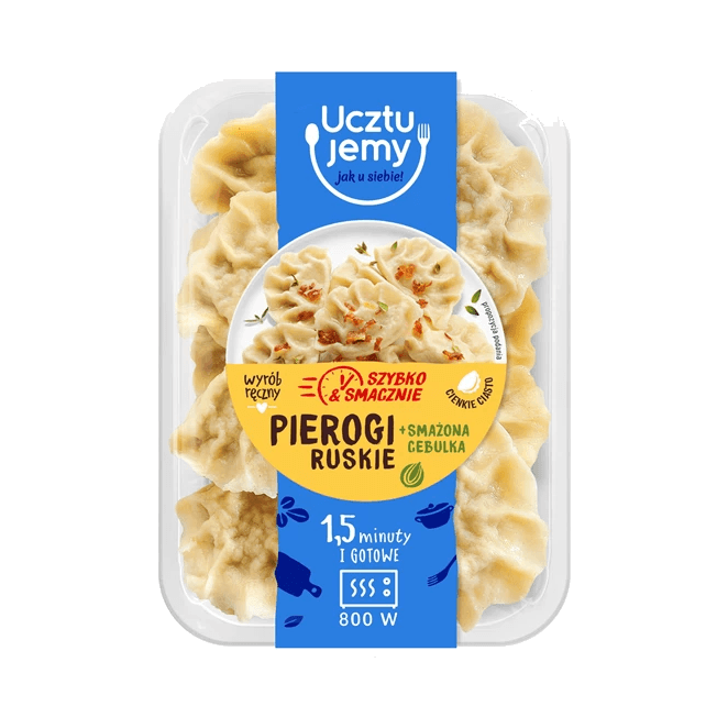 UCZTUJEMY PIEROGI RUSKIE Z OKRASĄ