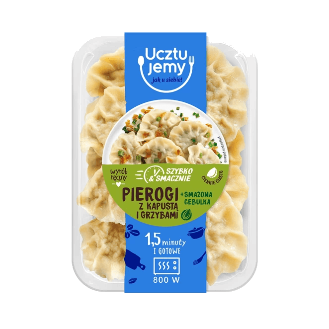 UCZTUJEMY PIEROGI Z KAP, GRZYB I OKR