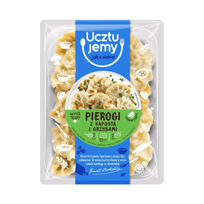 UCZTUJEMY PIEROGI Z KAPUSTĄ I GRZYBA
