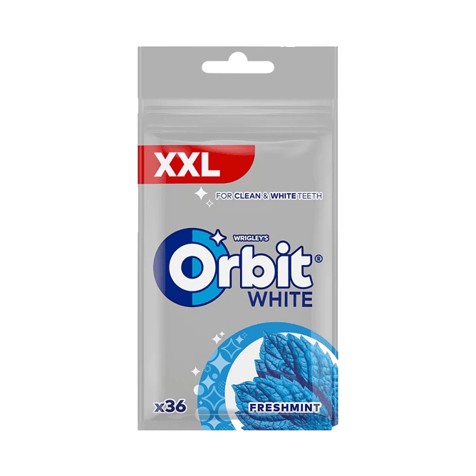 ORBIT GUMA WHITE FRESHMINT XXL DRAŻE