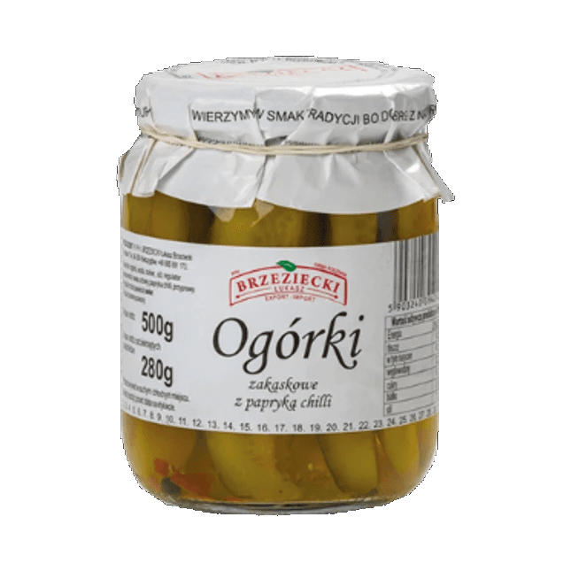 PRODUKTY WIEJS.OGÓREK ZAKĄS.CHIL.500