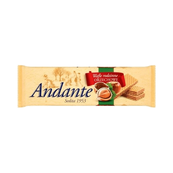 ANDANTE WAFLE ORZECHOWE 130G
