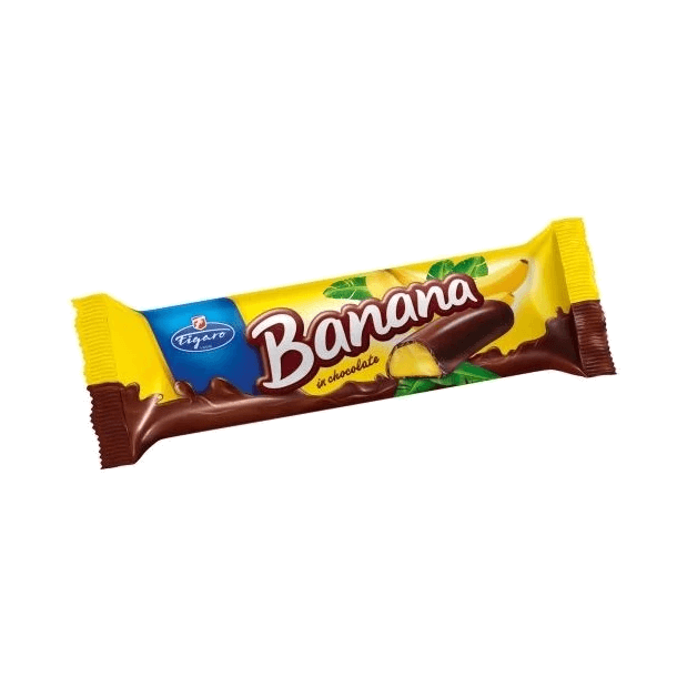 FIGARO BANANA PIANKA W CZEKOLADZ.25G
