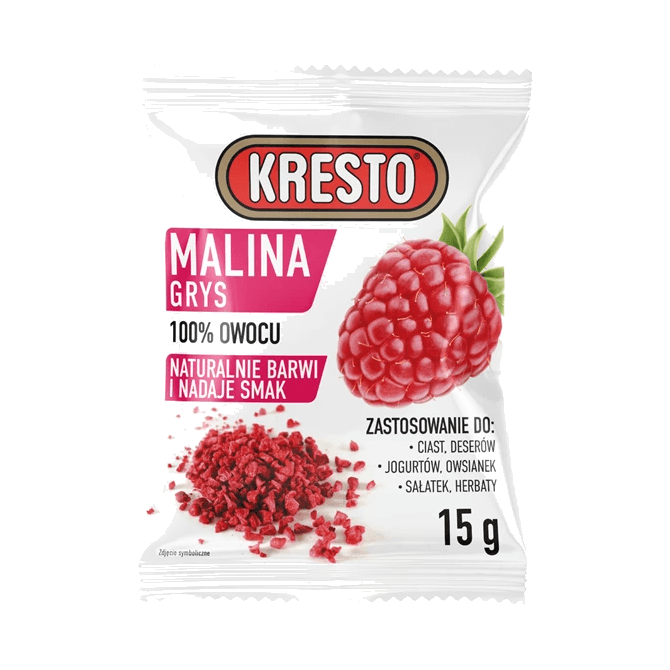 KRESTO MALINA LIOFILIZOWANA GRYS 15G