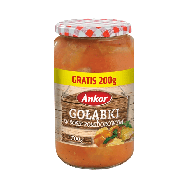 ANKOR GOŁĄBKI SOS POMIDOROWY 700G