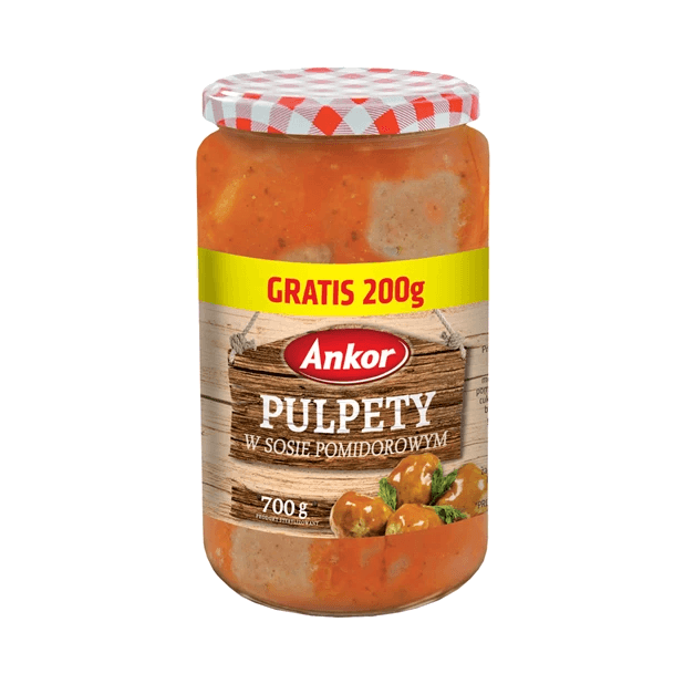 ANKOR PULPETY SOS POMIDOROWY 700G