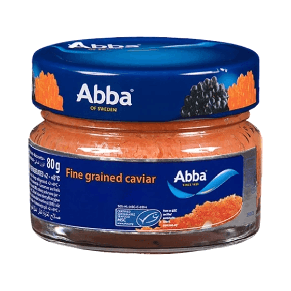 ABBA KAWIOR DROBNY CZERWONY 80G
