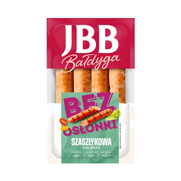 JBB KIEŁBASA SZASZŁYKOWA BEZOSŁONKI
