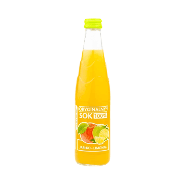 ORYGINALNY SOK JABŁKO-LIMONKA 330ML