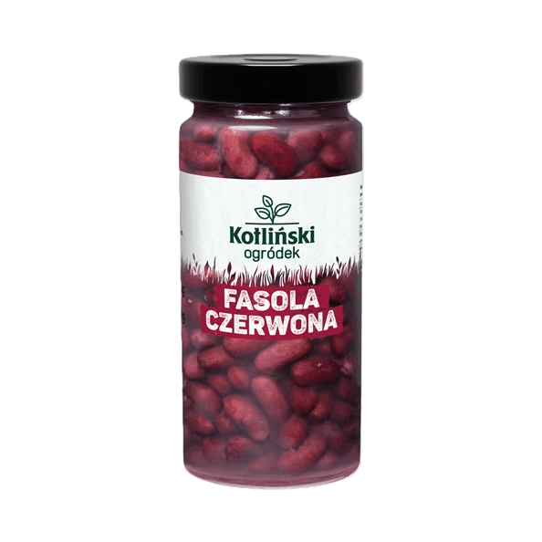 KOTLIŃSKI OGRÓDEK FASOLA CZERWON390G
