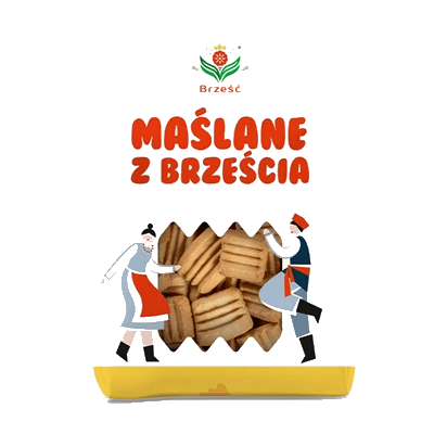 BRZEŚĆ CIASTECZKA MAŚLANE 125G