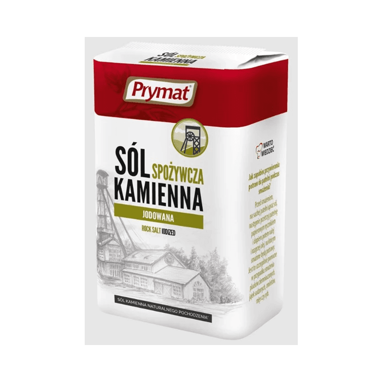 PRYMAT SÓL KAMIENNA SPOŻYWCZA JODOWA