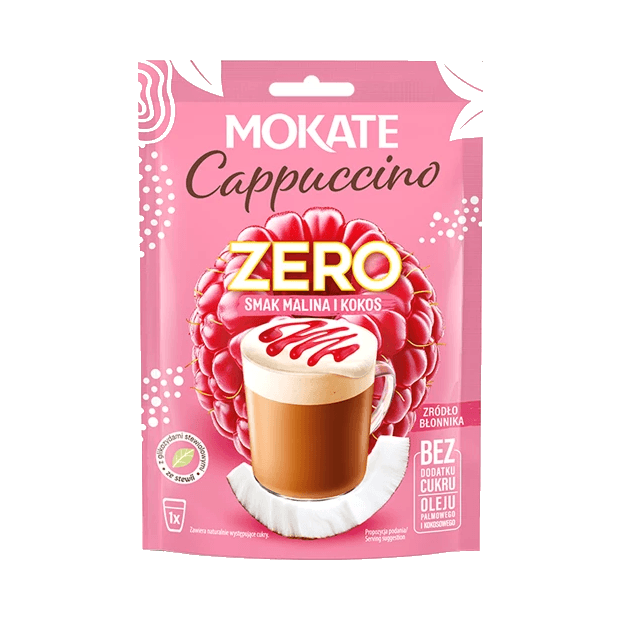 MOKATE.CAPP.ZERO MALINA I KOKOS 20G