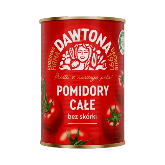 DAWTONA POMIDORY BEZ SKÓRKI CAŁE 400