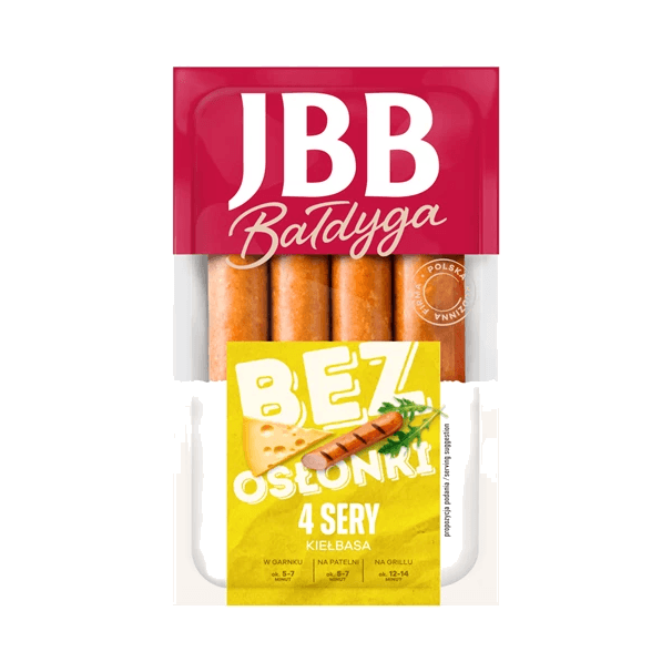 JBB KIEŁBASA 4 SERY BEZ OSŁONKI OK.