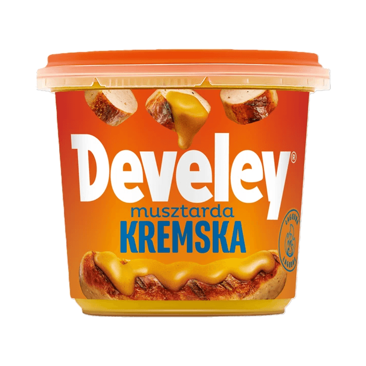 DEVELEY MUSZTARDA KREMSKA KUBEK 210G