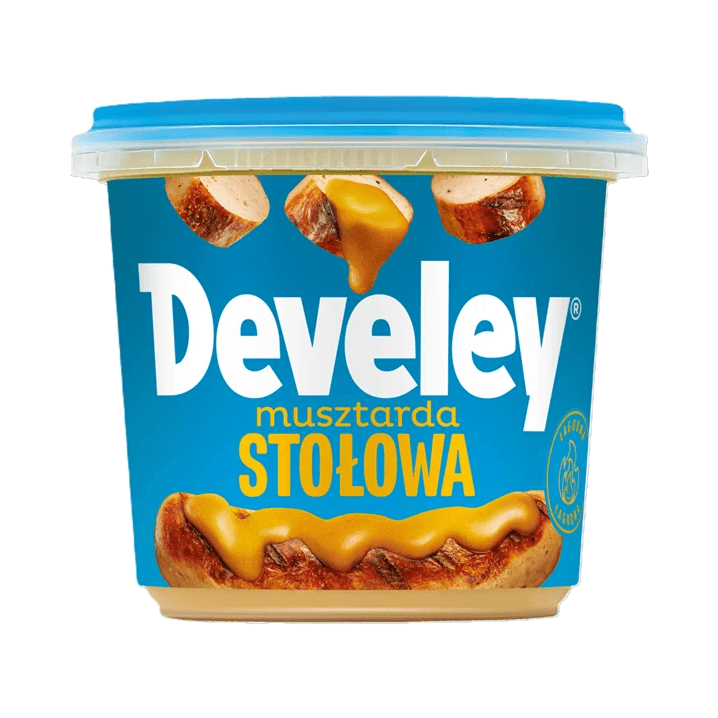 DEVELEY MUSZTARDA STOŁOWA 210G