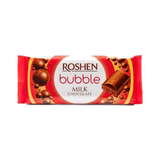 ROSHEN CZEKOLADA MLECZ Z BĄBEL.  80G