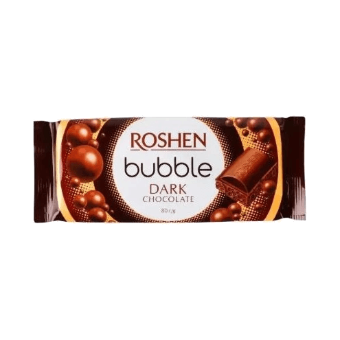 ROSHEN CZEKOLADA GORZ Z BĄBEL.  80G