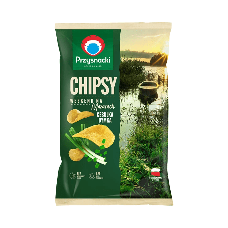 PRZYSNACKI CHIPSY.CEBULA DYMKA 130G