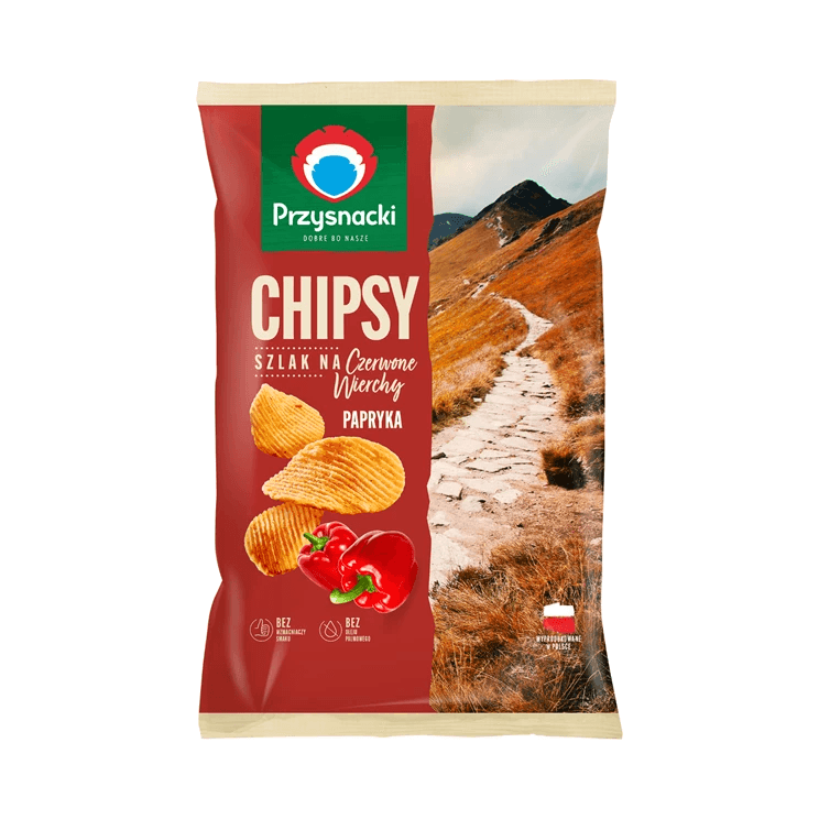 PRZYSNACKI CHIPSY.PAPRYKA 130G
