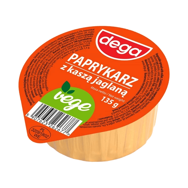DEGA PAPRYKARZ WARZYWNY Z KASZĄ JAGL