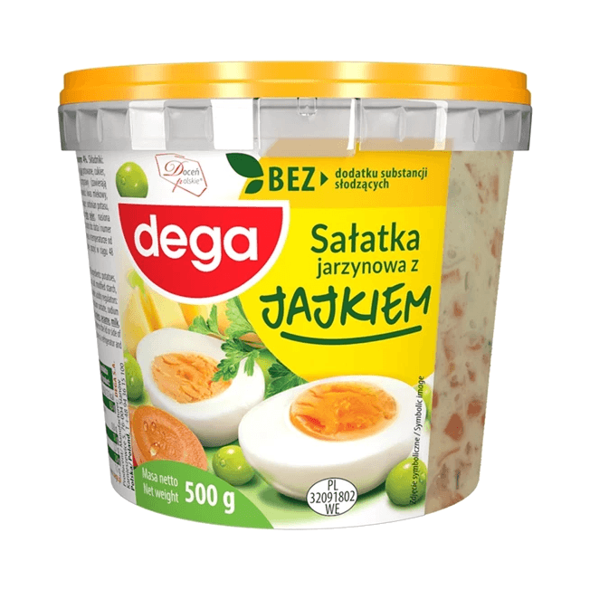 DEGA SAŁATKA JARZY Z JAJKIEM 500G
