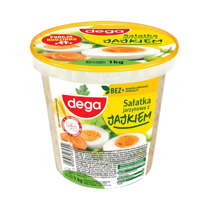 DEGA SAŁATKA JARZYNOWA Z JAJKIEM 1KG