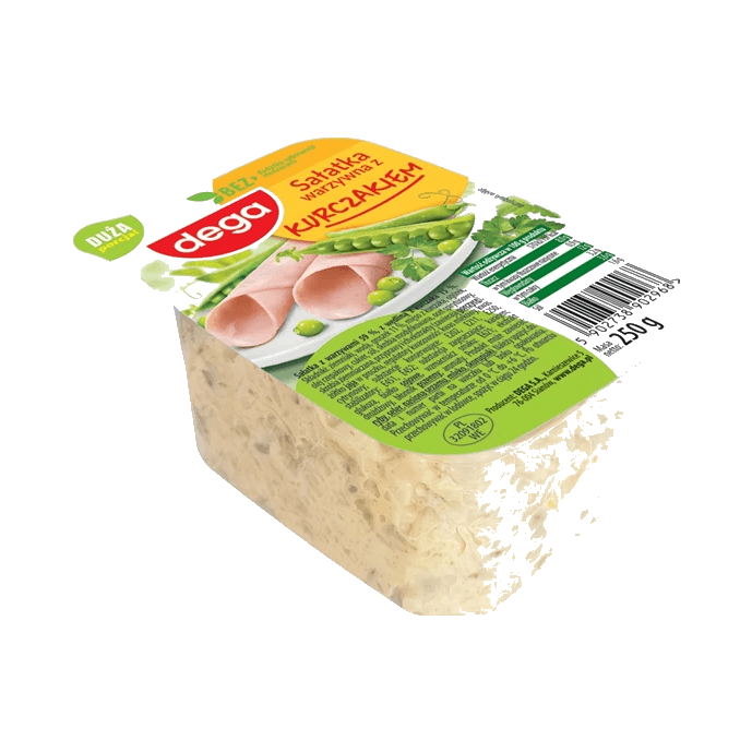 DEGA SAŁATKA WARZ Z KURCZAKIEM 250G