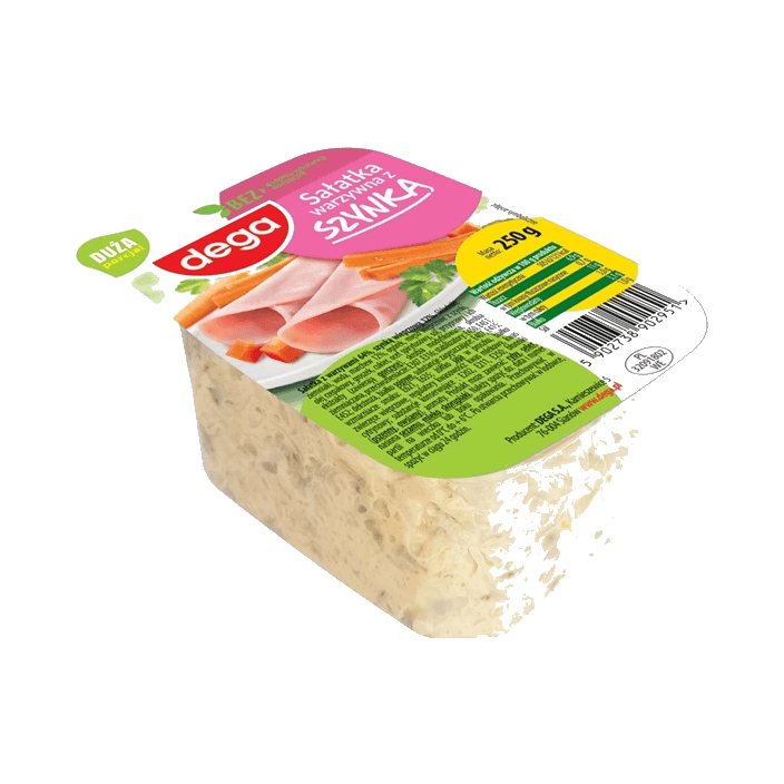 DEGA SAŁATKA WARZ. Z SZYNKĄ 250G