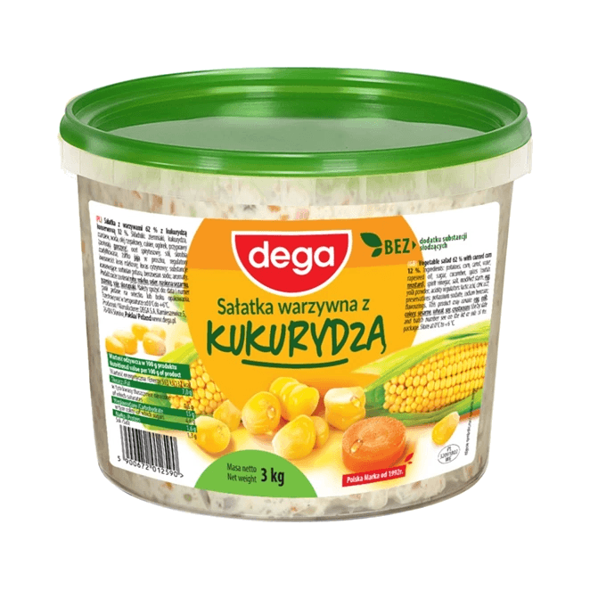 DEGA SAŁATKA WARZYWNA Z KUKURYDZĄ 3K