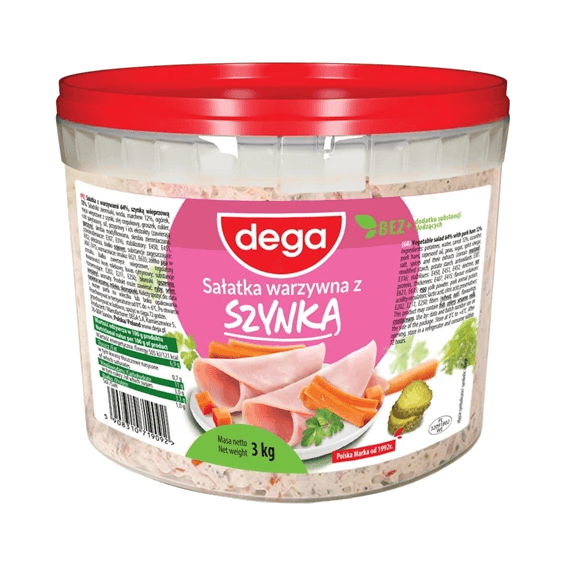 DEGA SAŁATKA WARZYWNA Z SZYNKĄ 3KG