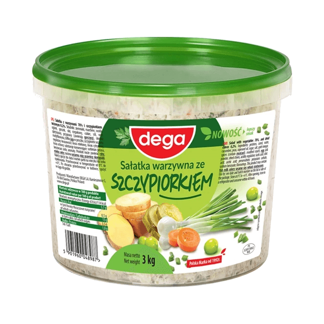DEGA SAŁATKA WARZYWNA ZE SZCZYP. 3KG