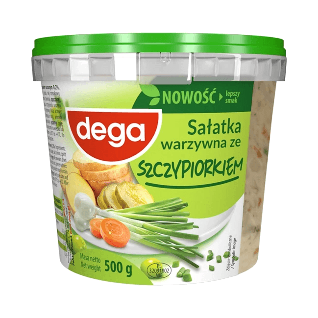 DEGA SAŁATKA WARZYWNA.ZE SZCZYP. 500