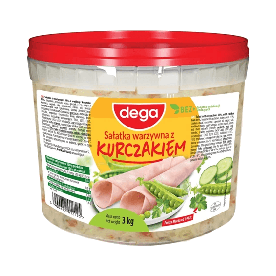 DEGA SAŁATKA Z KURCZAKIEM 3KG