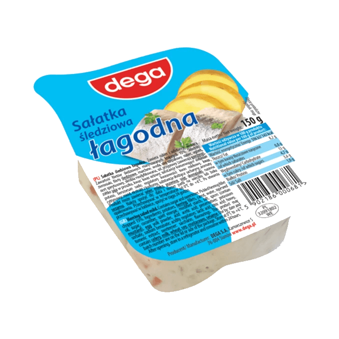 DEGA SAŁATKA ŚLEDZIOWA ŁAGODNA 150G