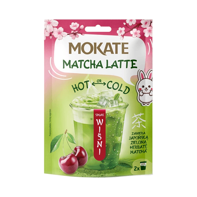 MOKATE MATCHA LATTE WIŚNIA 40G