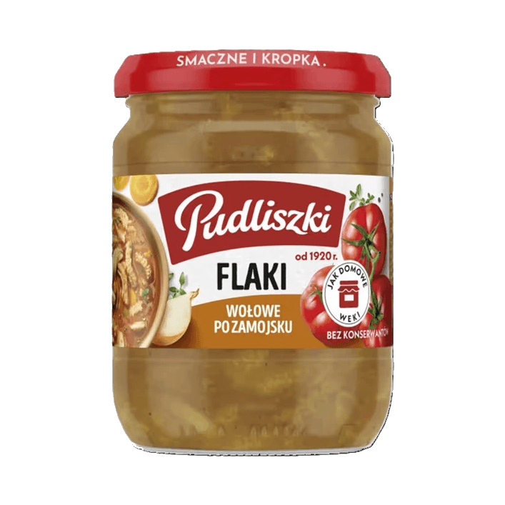 PUDLISZKI FLAKI WOŁOWE PO ZAMOJ.450G