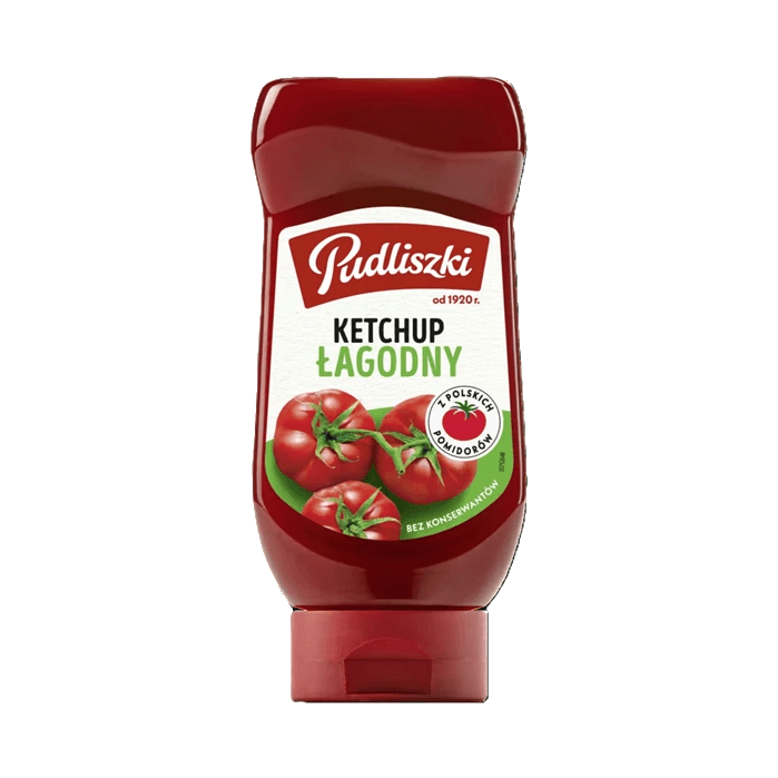 PUDLISZKI KETCHUP ŁAGODNY 480G