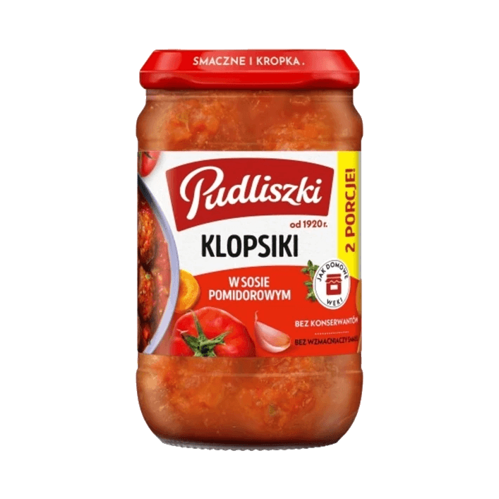 PUDLISZKI KLOPSIKI W SOSIE POM.590G