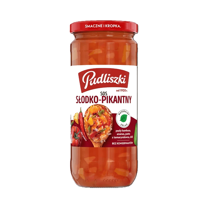 PUDLISZKI SOS SŁODKO KWAŚ PIK.480