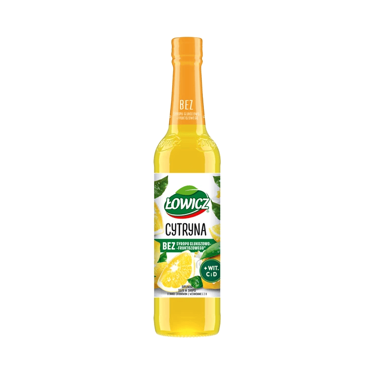 ŁOWICZ SYROP:SUP.DIETY CYTRYNA 400ML