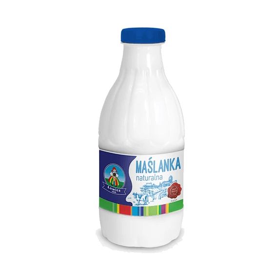 ŁOWICZ MAŚLANKA NATURALNA 750G