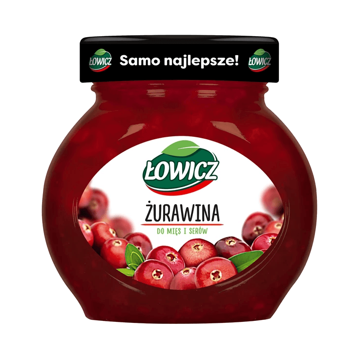 ŁOWICZ ŻURAWINA DO MIĘS I SERÓW 230G