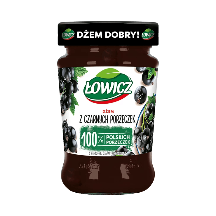 ŁOWICZ DŻEM CZARNA PORZECZKA N/S 450