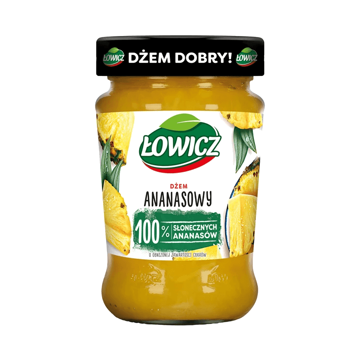 ŁOWICZ DŻEM.ANANAS N/S 280G