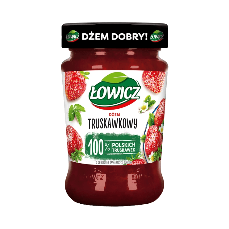 ŁOWICZ DŻEM.TRUSKAWKA N/S 280G