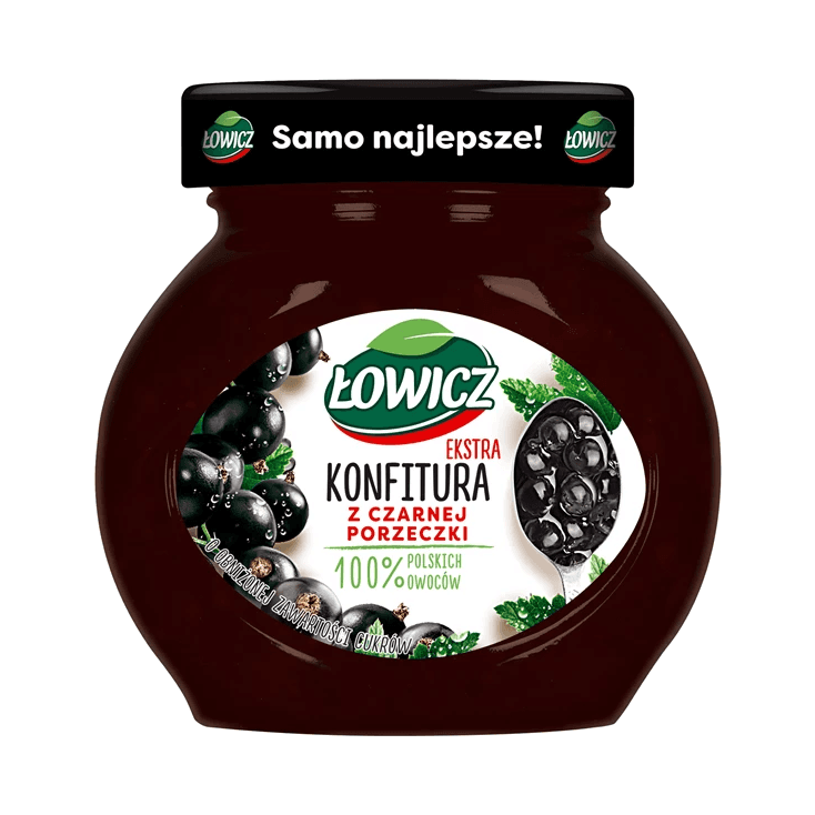 ŁOWICZ KONFITURA CZARNA PORZECZKA 24